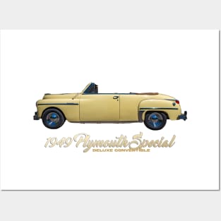 1949 Plymouth Special Deluxe Convertible Posters and Art